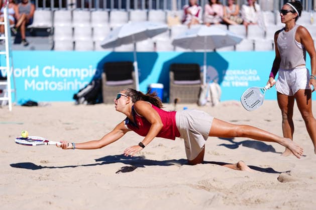 2026 Beach Tennis World Championships - Day2 MATOSINHOS, PORTUGAL - SEPTEMBER 10: Giulia Trippa of Italy is seen in action during the 2026 Beach Tennis World Championships in Matosinhos, Portugal, on 10 September 2026. Matosinhos Praia de Matosinhos Porto Portugal Copyright: x x2026xGokhanxTanerx xPSxImagesxGokhanxTanerx
