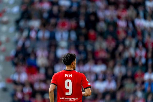 EINDHOVEN: PSV Eindhoven forward Ricardo Pepi during the UEFA Champions League match between PSV and Shakhtar Donetsk at Philips Stadion on September 10, 2026, in Eindhoven, the Netherlands. Photo by DeFodi Images