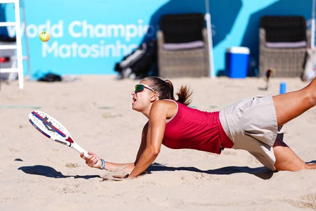 2026 Beach Tennis World Championships - Day2 MATOSINHOS, PORTUGAL - SEPTEMBER 10: Giulia Trippa of Italy is seen in action during the 2026 Beach Tennis World Championships in Matosinhos, Portugal, on 10 September 2026. Matosinhos Praia de Matosinhos Porto Portugal Copyright: x x2026xGokhanxTanerx xPSxImagesxGokhanxTanerx
