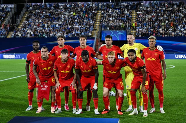 RB Leipzig™s lineup in action during the UEFA Champions League stage match Phase MD1 between Calcio Como and RB Leipzig at the Giuseppe Sinigaglia stadium in Como, north Italy -September 10, 2026 - Soccer.  Copyright: xTizianoxBallabio LaPressex