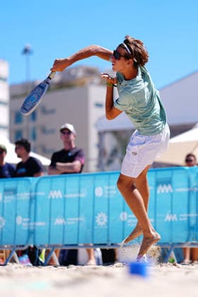 2026 Beach Tennis World Championships - Day2 MATOSINHOS, PORTUGAL - SEPTEMBER 10: Alex Agirelli of Italy is seen in action during the 2026 Beach Tennis World Championships in Matosinhos, Portugal, on 10 September 2026. Matosinhos Praia de Matosinhos Porto Portugal Copyright: x x2026xGokhanxTanerx xPSxImagesxGokhanxTanerx