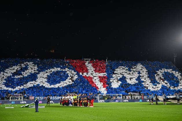 General view of Giuseppe Sinigaglia stadium in Como during the UEFA Champions League stage match Phase MD1 between Calcio Como and RB Leipzig at the Giuseppe Sinigaglia stadium in Como, north Italy -September 10, 2026 - Soccer.  Copyright: xTizianoxBallabio LaPressex