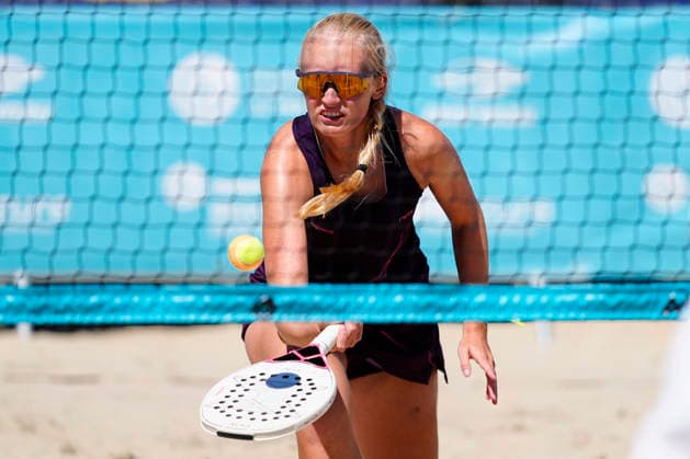 2026 Beach Tennis World Championships - Day2 MATOSINHOS, PORTUGAL - SEPTEMBER 10: Elizaveta Kudinova of Russia is seen in action during the 2026 Beach Tennis World Championships in Matosinhos, Portugal, on 10 September 2026. Matosinhos Praia de Matosinhos Porto Portugal Copyright: x x2026xGokhanxTanerx xPSxImagesxGokhanxTanerx