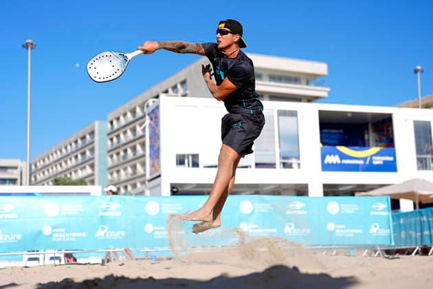 2026 Beach Tennis World Championships - Day2 MATOSINHOS, PORTUGAL - SEPTEMBER 10: Niccolo Gasparri of Italy is seen in action during the 2026 Beach Tennis World Championships in Matosinhos, Portugal, on 10 September 2026. Matosinhos Praia de Matosinhos Porto Portugal Copyright: x x2026xGokhanxTanerx xPSxImagesxGokhanxTanerx