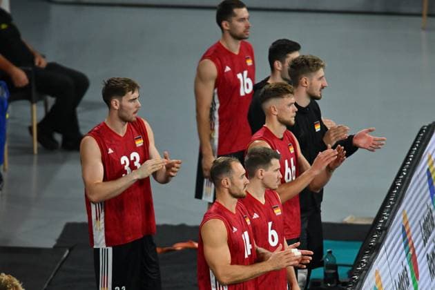 CEV EuroVolley 2026, Turkiye vs Germany , 10 September 2026 Simon Torwie of Germany plays during the CEV EuroVolley 2026 game between Turkiye and Germany, in Cluj Napoca, Romania, 10 September 2026. Alex Nicodim Imago Images Copyright: xAlexxNicodimx