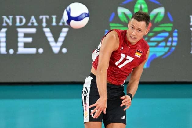 CEV EuroVolley 2026, Turkiye vs Germany , 10 September 2026 Jan Zimmermann of Germany plays during the CEV EuroVolley 2026 game between Turkiye and Germany, in Cluj Napoca, Romania, 10 September 2026. Alex Nicodim Imago Images Copyright: xAlexxNicodimx