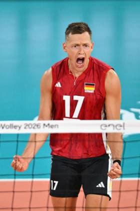 CEV EuroVolley 2026, Turkiye vs Germany , 10 September 2026 Jan Zimmermann of Germany plays during the CEV EuroVolley 2026 game between Turkiye and Germany, in Cluj Napoca, Romania, 10 September 2026. Alex Nicodim Imago Images Copyright: xAlexxNicodimx