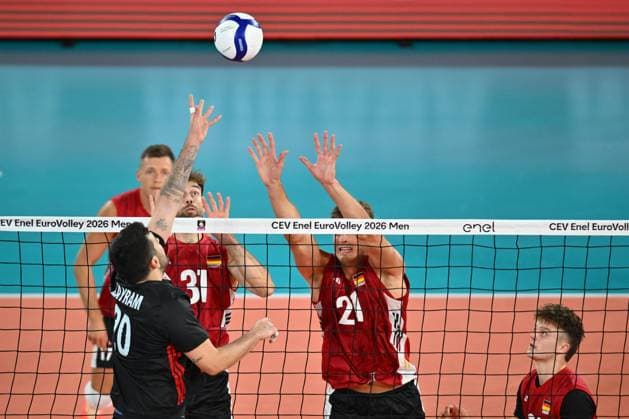 CEV EuroVolley 2026, Turkiye vs Germany , 10 September 2026 Yann Bohme of Germany plays during the CEV EuroVolley 2026 game between Turkiye and Germany, in Cluj Napoca, Romania, 10 September 2026. Alex Nicodim Imago Images Copyright: xAlexxNicodimx