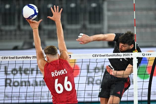 Turkiye v Germany - CEV EuroVolley 2026 Men CLUJ-NAPOCA, ROMANIA - SEPTEMBER 10: Gokcen Yuksel (6) of Turkiye in action during the CEV EuroVolley 2026 match between Turkiye and Germany at the BTarena in Cluj-Napoca, Romania, on September 10, 2026. Alex Nicodim Anadolu Cluj - Napoca Romania. Editorial use only. Please get in touch for any other usage.  Copyright: x2026xAnadoluxAlexxNicodimx