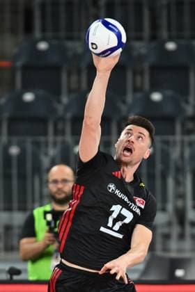 Turkiye v Germany - CEV EuroVolley 2026 Men CLUJ-NAPOCA, ROMANIA - SEPTEMBER 10: Murat Yenipazar (17) of Turkiye in action during the CEV EuroVolley 2026 match between Turkiye and Germany at the BTarena in Cluj-Napoca, Romania, on September 10, 2026. Alex Nicodim Anadolu Cluj - Napoca Romania. Editorial use only. Please get in touch for any other usage.  Copyright: x2026xAnadoluxAlexxNicodimx