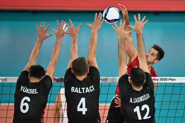 CEV EuroVolley 2026, Turkiye vs Germany , 10 September 2026 Moritz Reichert of Germany plays during the CEV EuroVolley 2026 game between Turkiye and Germany, in Cluj Napoca, Romania, 10 September 2026. Alex Nicodim Imago Images Copyright: xAlexxNicodimx