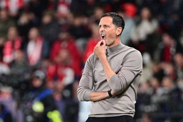 RC Lens coach RC Lens reacts during the Football Champions League opening round match Slavia Prague vs RC Lens on September 10, 2026, in Prague, Czech Republic. (CTKxPhoto MichalxKamaryt) CTKPhotoP2026091010214  CTKPhotoP2026091010214