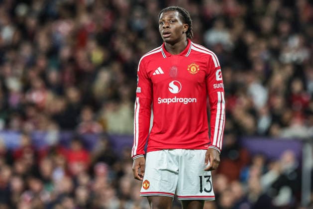 Manchester United, ManU v Sabah FC - UEFA Champions League 2026 27 League Phase MD1 Patrick Dorgu of Manchester United during the UEFA Champions League Matchday 1 of 8 match Manchester United vs Sabah FK at Old Trafford, Manchester, United Kingdom, on September 10, 2026. Manchester Greater Manchester United Kingdom  Copyright: xNewsxImagesx originalFilename:cosgrove-uefacham260910_np72g.jpg