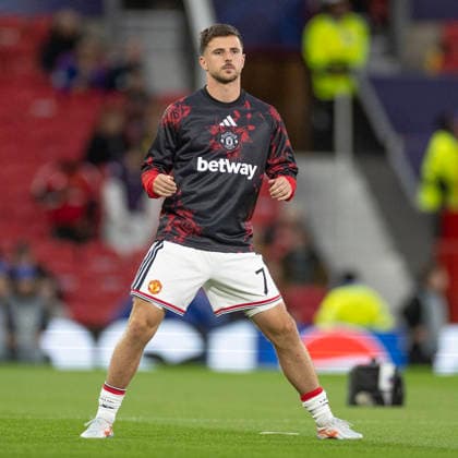 Manchester United, ManU v Sabah FC - UEFA Champions League 2026 27 League Phase MD1 Mason Mount 7 of Manchester United F.C. warms up during the UEFA Champions League League Stage match between Manchester United and Sabah FK at Old Trafford in Manchester, on September 10, 2026. Manchester Greater Manchester United Kingdom  Copyright: xMIxNewsx originalFilename:fletcher-manchest260910_npr9f.jpg