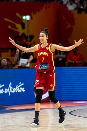 Alba Torrens, Spain, 07, celebrating, GER, Australia vs. Spain, Basketball, 2026 FIBA Women s World Cup, Quarterfinals, September 10, 2026, GER, Australia vs. Spain, Basketball, 2026 FIBA Women’s World Cup, Quarterfinals, September 10, 2026, Berlin Copyright: xEibner-Pressefoto MaxxVincenx EP_MVN