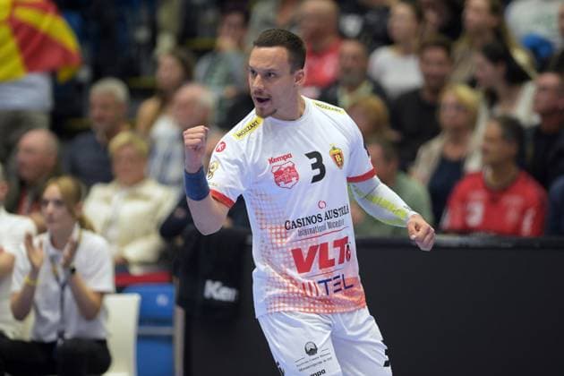 Celebrations for Vukasin Vorkapic: HC Vardar Skopje 3, GER, MT Melsungen HC Vardar Skopje 1961 MKD, Handball, Men s Champions League, Group Matches, 2026–2027 Season, September 10, 2026, GER, MT Melsungen vs. HC Vardar Skopje, Handball, Men’s Champions League, Group Match, 2026–2027 Season, September 10, 2026, Kassel Copyright: xEibner-Pressefotox xRolandxSippelx EP_RSL