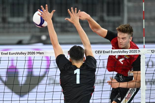 CEV EuroVolley 2026, Turkiye vs Germany , 10 September 2026 Yann Bohme of Germany plays during the CEV EuroVolley 2026 game between Turkiye and Germany, in Cluj Napoca, Romania, 10 September 2026. Alex Nicodim Imago Images Copyright: xAlexxNicodimx