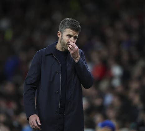 Manchester United, ManU v Sabah, UEFA Champions League, League Stage 10.09.26 Manchester United v Sabah, UEFA Champions League, League Stage Bradley Ormesher The Times Manchester United Manager Michael Carrick at half time  Copyright: xBradleyxOrmesherx NINTCHDBPICT001107201159