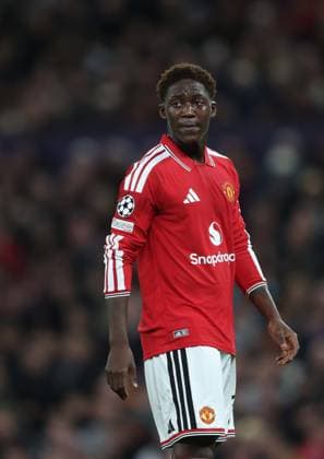UEFA Champions League - Manchester United, ManU v Sabah MANCHESTER, ENGLAND, SEPTEMBER 10: Kobbie Mainoo of Manchester United during The UEFA Champions League match in The League Phase between Manchester United v Sabah at Old Trafford Stadium, Manchester, England, on September 10. (Photo by Daniel Weir) Manchester Old Trafford Stadium England Copyright: xDanielxWeir SportsxPressxPhotox Sportspressphoto_SPR227816