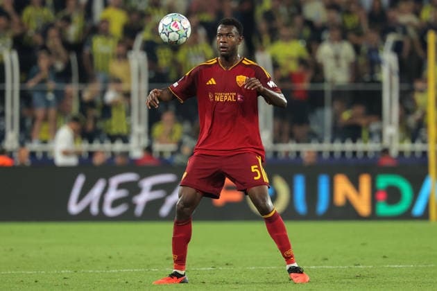 2026-09-10 Fenerbahce SK v AS Roma - UEFA Champions League 2026 27 League Phase MD1 ISTANBUL, TURKEY - SEPTEMBER 10: Evan N Dicka of AS Roma during the UEFA Champions League 2026 27 League Phase MD1 match between Fenerbahce SK and AS Roma at Sukru Saracoglu Stadium on September 10, 2026 in Istanbul, Turkey. (Photo by BSR Agency) Istanbul Turkey Content not available for redistribution in The Netherlands directly or indirectly through any third parties. Copyright: xBSRxAgencyx