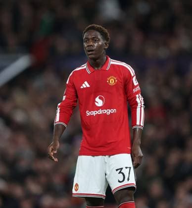 UEFA Champions League - Manchester United, ManU v Sabah MANCHESTER, ENGLAND, SEPTEMBER 10: Kobbie Mainoo of Manchester United during The UEFA Champions League match in The League Phase between Manchester United v Sabah at Old Trafford Stadium, Manchester, England, on September 10. (Photo by Daniel Weir) Manchester Old Trafford Stadium England Copyright: xDanielxWeir SportsxPressxPhotox Sportspressphoto_SPR227819