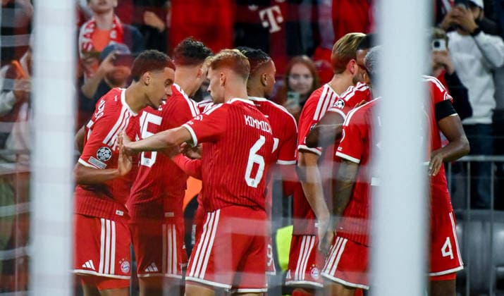 September 10, 2026, xemx, Soccer, UEFA Champions League, FC Bayern Munich vs. FK Bodø Glimt, Jamal Musiala, FC Bayern Munich, cheering, goal celebration, celebrating the goal, celebrating the 1-0 goal for Munich