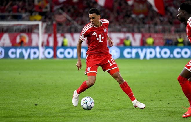 SOCCER CHAMPIONS LEAGUE 2026–2027 SEASON Preliminary Round, Matchday 1, September 10, 2026 FC Bayern Munich vs. FK Bodø Glimt Jamal Musiala FC Bayern Munich