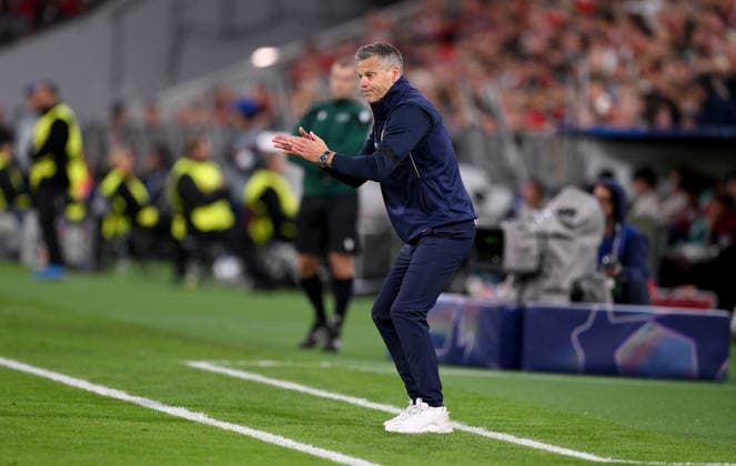 SOCCER CHAMPIONS LEAGUE 2026–2027 SEASON Preliminary Round, Matchday 1, September 10, 2026 FC Bayern Munich vs. FK Bodø Glimt Coach Kjetil Knutsen FK Bodø Glimt