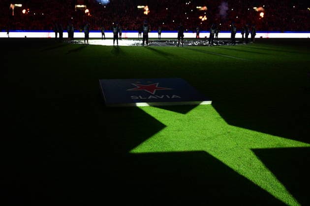 The Football Champions League opening round match Slavia Prague vs RC Lens on September 10, 2026, in Prague, Czech Republic. (CTKxPhoto MichalxKamaryt) CTKPhotoP2026091010310  CTKPhotoP2026091010310