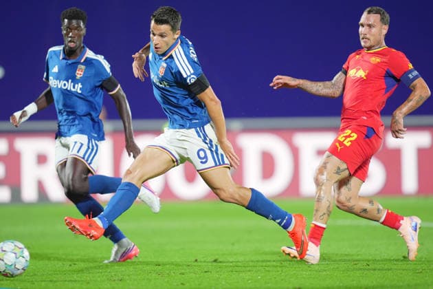 Como™s Tasos Douvikas during the UEFA Champions League football match between Como and RB Leipzig - Champions League 2026 2027 - Giuseppe Sinigallia in Como , north Italy - Thursday , September 10 , 2026. - Soccer  Copyright: xSpada LaPressex