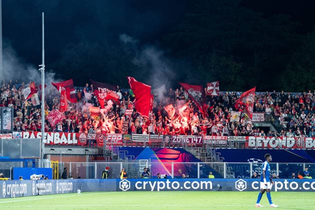 Soccer, Italy, UEFA Champions League, Matchday 1: Como 1907 vs. RB Leipzig, Thursday, September 10, 2026, Stadio Giuseppe Sinigaglia, Como, RB Leipzig fans Copyright: xValentinxDomgjonix