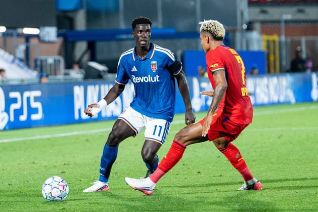 Soccer, Italy, UEFA Champions League, Matchday 1: Como 1907 vs. RB Leipzig, Thursday, September 10, 2026, Stadio Giuseppe Sinigaglia, Como: Assane Diao 11 (Como 1907), Antonio Nusa 7 (RB Leipzig) Copyright: xValentinxDomgjonix