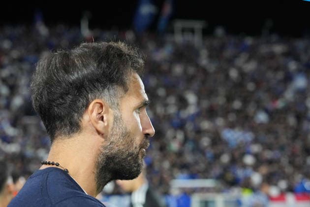 Como™s head coach Cesc Fabregas during the UEFA Champions League football match between Como and RB Leipzig - Champions League 2026 2027 - Giuseppe Sinigallia in Como , north Italy - Thursday , September 10 , 2026. - Soccer  Copyright: xSpada LaPressex