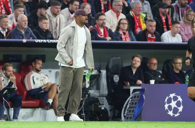 September 10, 2026, GER, Soccer, Men s, UEFA Champions League, Group Stage, 2026–2027 Season, Matchday 1, FC Bayern Munich vs. FK Bodø Glimt Coaching Zone, Sideline, Coaches Area, Technical Zone, Coach Vincent Kompany, FC Bayern Munich, Munich, Allianz Arena, Bayern, Germany Copyright: xNordphoto Schneiderx