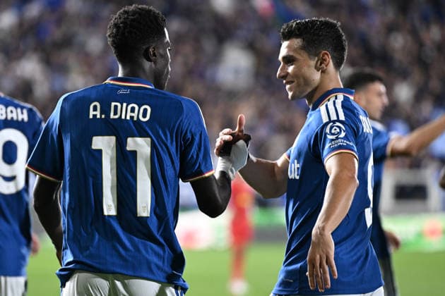 Db Como 10 04 2026 - Champions League Como-Lipsia foto Daniele Buffa Image nella foto: esultanza gol Assane Diao 