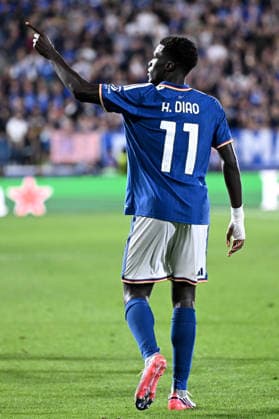 Db Como 10 04 2026 - Champions League Como-Lipsia foto Daniele Buffa Image nella foto: esultanza gol Assane Diao 