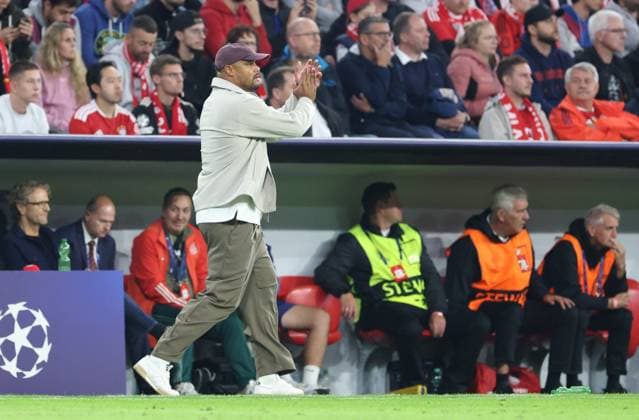September 10, 2026, GER, Soccer, Men s, UEFA Champions League, Group Stage, 2026–2027 Season, Matchday 1, FC Bayern Munich vs. FK Bodø Glimt Coaching Zone, Sideline, Coach s Area, Technical Zone, Coach Vincent Kompany, FC Bayern Munich, Munich, Allianz Arena, Bayern, Germany Copyright: xNordphoto Schneiderx