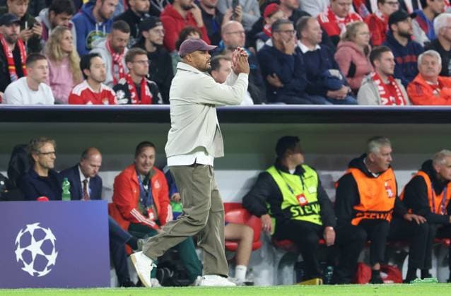 September 10, 2026, GER, Soccer, Men s, UEFA Champions League, Group Stage, 2026–2027 Season, Matchday 1, FC Bayern Munich vs. FK Bodø Glimt Coaching Zone, Sideline, Coach s Area, Technical Zone, Coach Vincent Kompany, FC Bayern Munich, Munich, Allianz Arena, Bayern, Germany Copyright: xNordphoto Schneiderx