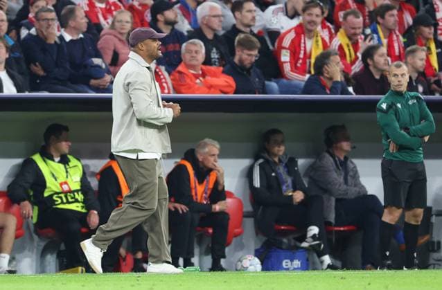 September 10, 2026, GER, Soccer, Men s, UEFA Champions League, Group Stage, 2026–2027 Season, Matchday 1, FC Bayern Munich vs. FK Bodø Glimt Coaching Zone, Sideline, Coaches Area, Technical Area, Coach Vincent Kompany, FC Bayern Munich, Munich, Allianz Arena, Bayern, Germany Copyright: xNordphoto Schneiderx