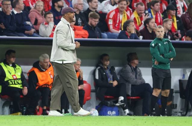 September 10, 2026, GER, Soccer, Men s, UEFA Champions League, Group Stage, 2026–2027 Season, Matchday 1, FC Bayern Munich vs. FK Bodø Glimt Coaching Zone, Sideline, Coaches Area, Technical Area, Coach Vincent Kompany, FC Bayern Munich, Munich, Allianz Arena, Bayern, Germany Copyright: xNordphoto Schneiderx