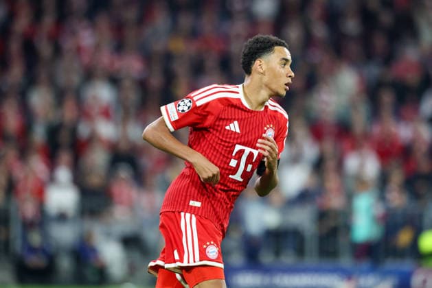 Jamal Musiala, FC Bayern Munich, 10, GER, FC Bayern Munich vs. FK Bodo Glimt, Soccer, UEFA Champions League, Group Stage, Matchday 1, 2026–2027 Season, September 10, 2026, GER, FC Bayern Munich vs. FK Bodo Glimt, Soccer, UEFA Champions League, Group Stage, Matchday 1, 2026–2027 Season, September 10, 2026, Munich Copyright: xEibner-Pressefoto JennixMaulx EP_JML