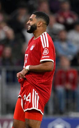 September 10, 2026, Soccer: 2026–2027 UEFA Champions League, Matchday 1, FC Bayern Munich vs. FK Bodo Glimt, at the Allianz Arena in Munich; Ismael Saibari of FC Bayern Munich is satisfied.
