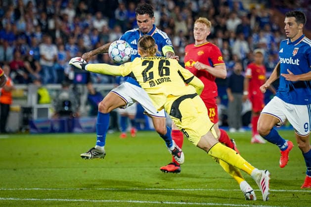 Italy Soccer UEFA Champions League 2026–2027, Matchday 1: Como 1907 vs. RB Leipzig; Giuseppe Sinigaglia (Como), Lucas Da Cunha (Como 1907), 7; Maarten Vandevoordt (RB Leipzig), 26 Copyright: xJOERANxSTEINSIEKx