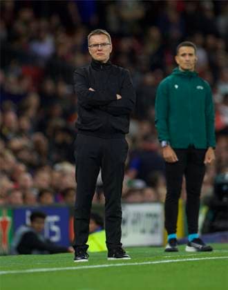 RECORD DATE NOT STATED Football - UEFA Champions League - Manchester United, ManU FC v Sabah FC MANCHESTER, ENGLAND - Thursday, September 10, 2026: Sabah FC s head coach Valdas Dambrauskas during the UEFA Champions League 2026 27 League Phase MD1 match between Manchester United FC and Sabah FC at Old Trafford. (Photo by David Rawcliffe Propaganda) MANCHESTER Old Trafford GREATER MANCHESTER ENGLAND  Copyright: xDavidxRawcliffex 2026-09-10-Man_Utd_v_Sabah-060