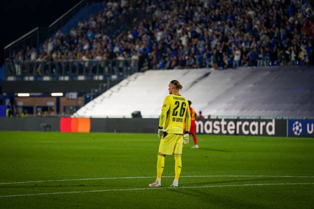 Italy Soccer UEFA Champions League 2026–2027, Matchday 1: Como 1907 vs. RB Leipzig; Giuseppe Sinigaglia (Como) and Maarten Vandevoordt (RB Leipzig); 26: Disappointment after conceding a goal Copyright: xJOERANxSTEINSIEKx