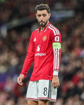 UEFA Champions League Matchday 1 of 8 Manchester United, ManU v Sabah FK Bruno Fernandes of Manchester United during the UEFA Champions League Matchday 1 of 8 match Manchester United vs Sabah FK at Old Trafford, Manchester, United Kingdom on 10 September 2026 (Photo by Mark Cosgrove News Images) Manchester Old Trafford Greater Manchester United Kingdom Copyright: xMarkxCosgrove NewsxImagesx