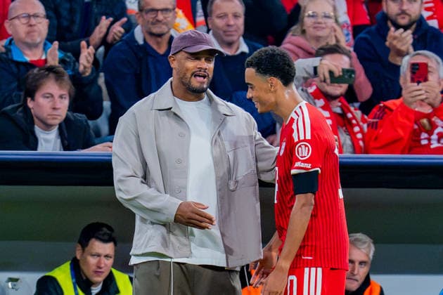 UEFA Champions League, Matchday 1, FC Bayern Munich vs. Bodo Glimt on September 10, 2026. Substitution: Vincent Kompany for Jamal Musiala Copyright: xBahhoxKarax
