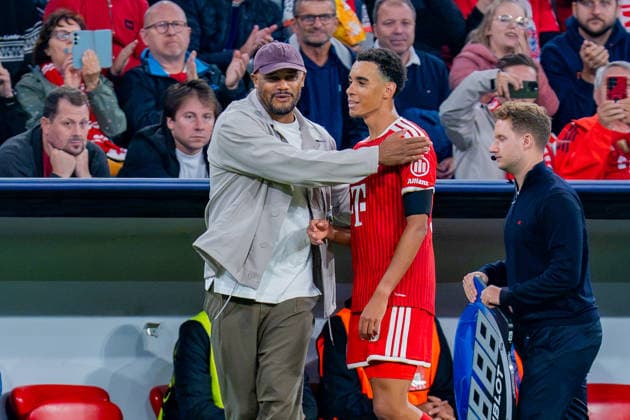 UEFA Champions League, Matchday 1, FC Bayern Munich vs. Bodo Glimt on September 10, 2026. Substitution: Vincent Kompany for Jamal Musiala Copyright: xBahhoxKarax
