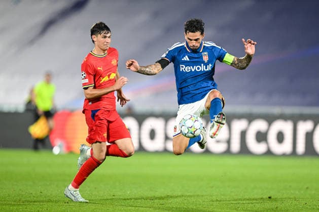 Como™s Lucas da Cunha in action during the UEFA Champions League stage match Phase MD1 between Calcio Como and RB Leipzig at the Giuseppe Sinigaglia stadium in Como, north Italy -September 10, 2026 - Soccer.  Copyright: xTizianoxBallabio LaPressex
