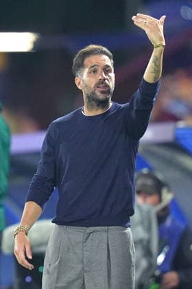 Como™s head coach Cesc Fabregas during the UEFA Champions League football match between Como and RB Leipzig - Champions League 2026 2027 - Giuseppe Sinigallia in Como , north Italy - Thursday , September 10 , 2026. - Soccer  Copyright: xSpada LaPressex